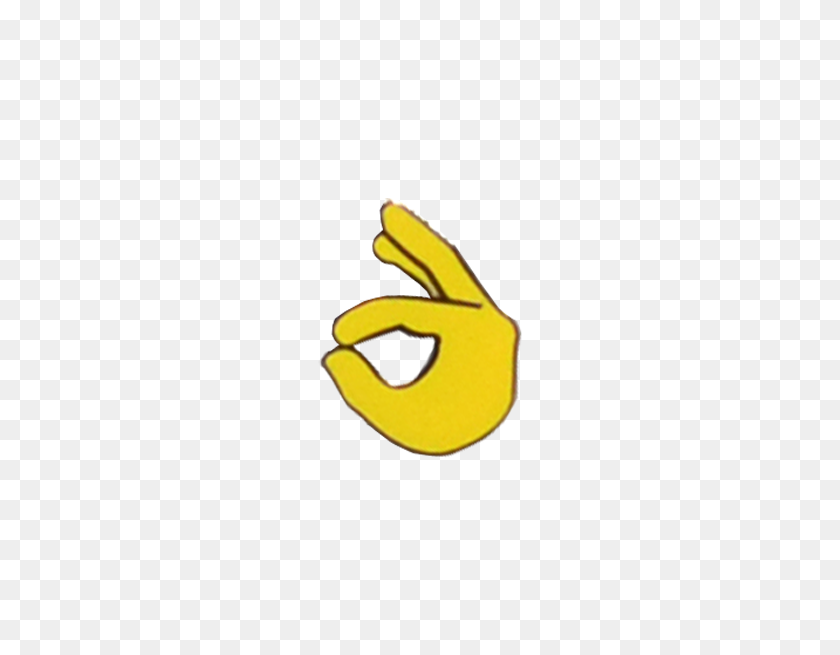 595x595 Ok Hand Pinhype - Ok Emoji Png