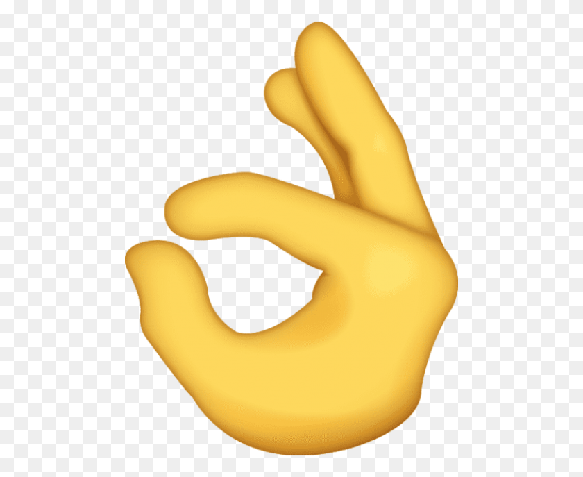 480x627 Ok Hand Sign Emoji Icon Png - Smoke Transparent Background PNG