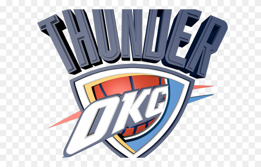 640x480 Оклахома-Сити Гром Png Прозрачных Изображений - Логотип Okc Thunder Png