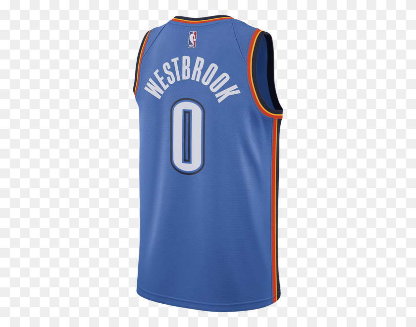 600x600 Oklahoma City Thunder Russell Westbrook Nike Icon Swingman Jersey - Russell Westbrook PNG