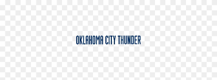 250x250 Oklahoma City Thunder Wordmark Logo Sports Logo History - Okc Thunder Logo PNG