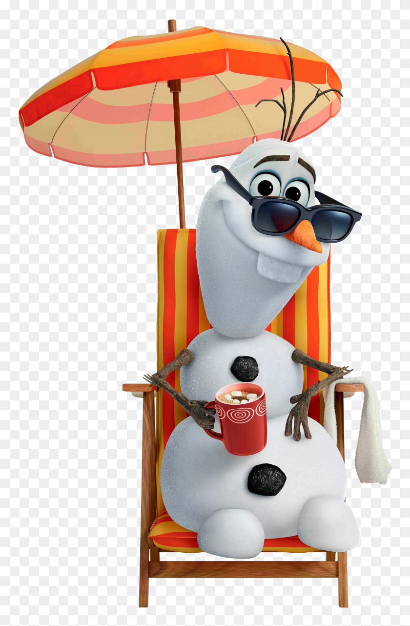 2687x4211 Olaf On The Beach Frozen Transparent Png Gallery - Olaf PNG