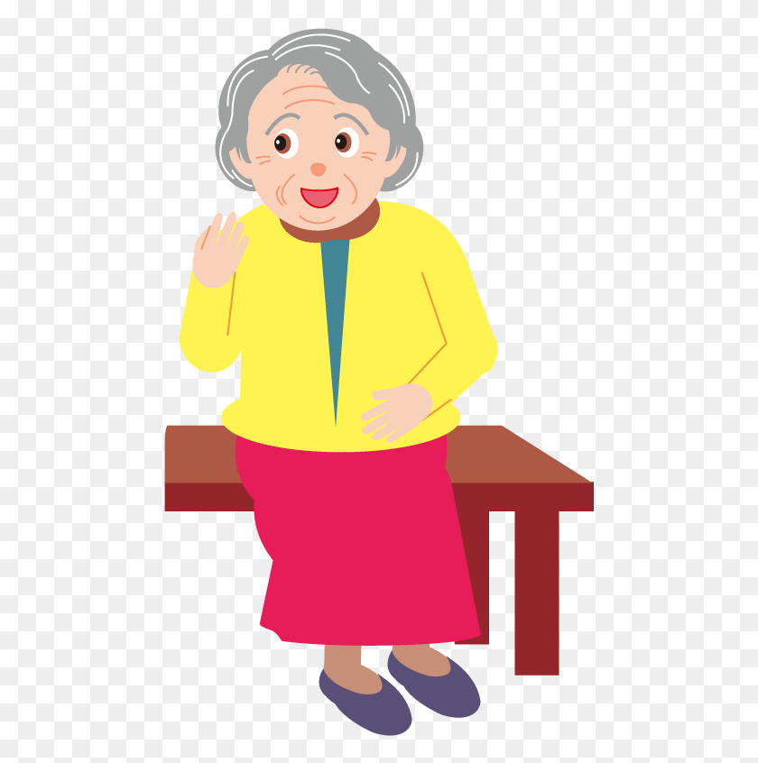 477x786 Old Age Child Clip Art - Old Age Clipart