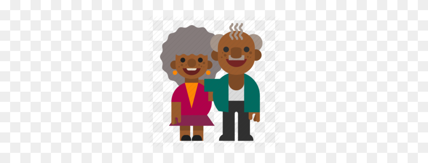 260x260 Old Age Clipart - Helping The Elderly Clipart