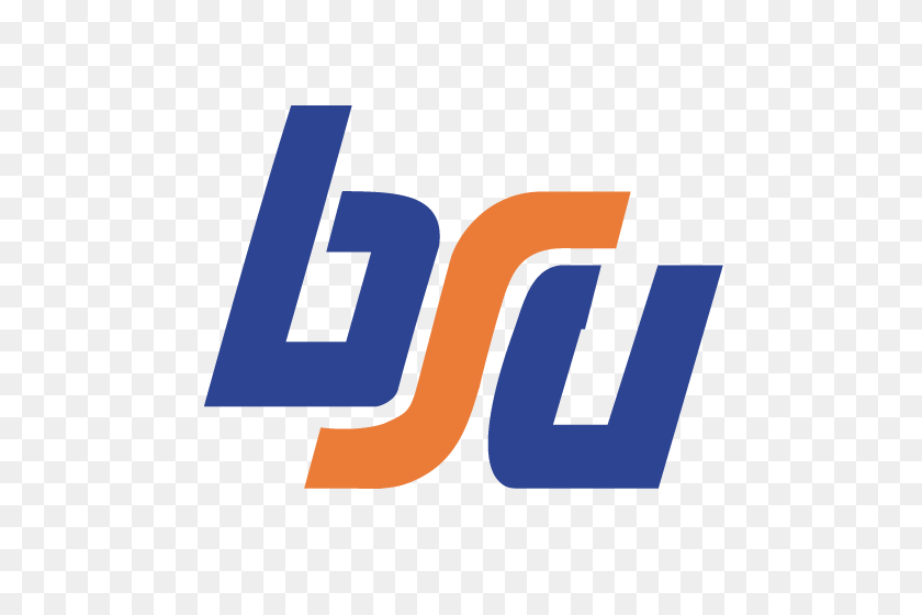 500x500 Old Boise State Script Logo - Broncos Logo PNG