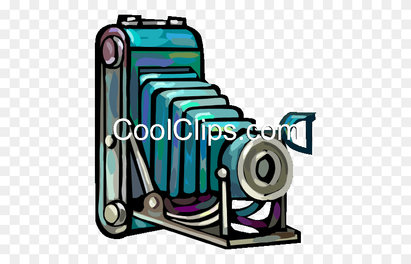 452x480 Old Camera Royalty Free Vector Clip Art Illustration - Old Camera Clipart