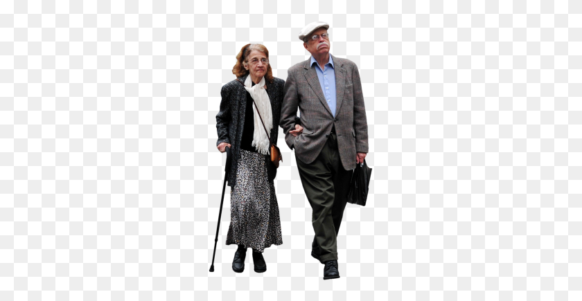 375x375 Old Couple - Old Man PNG