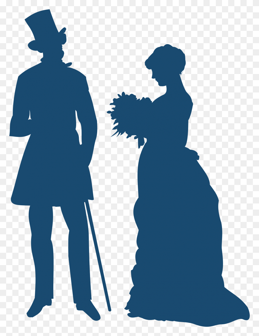 1817x2400 Old Fashioned Couple - Old Fashioned Clip Art