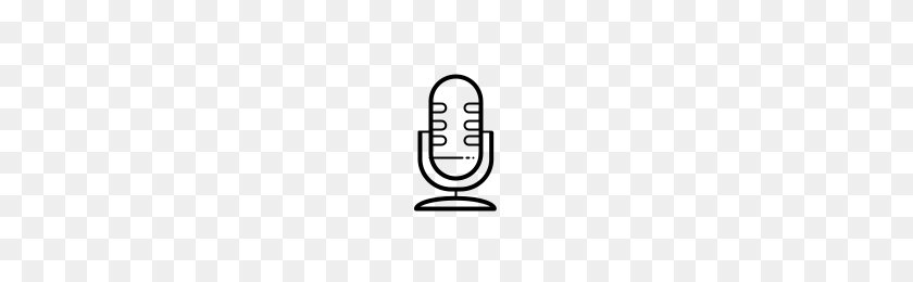 200x200 Old Fashioned Icons - Old Microphone PNG