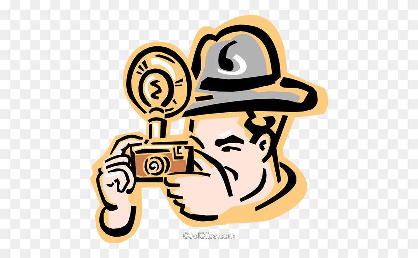 480x459 Old Fashioned Photographer - Photography Clipart Free