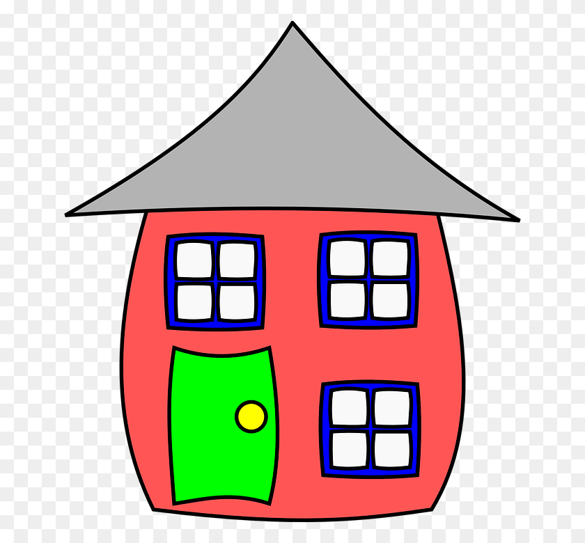 658x720 Old House Clipart Brick Home - Old Building Clipart