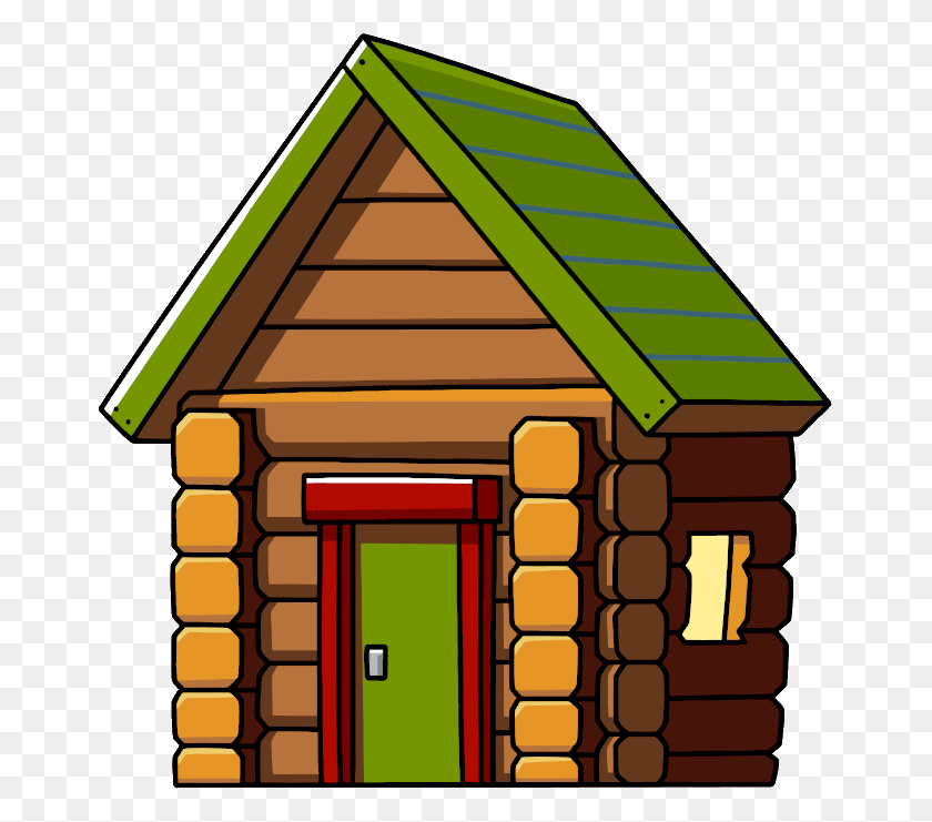661x681 Old House Clipart Cabin - House Images Clip Art