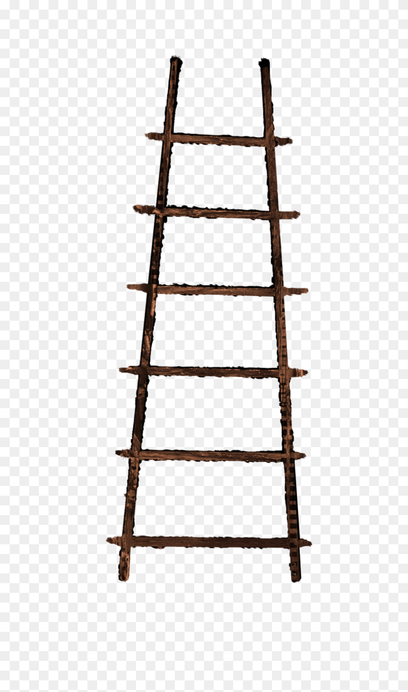 585x1364 Old Ladder Png Rough Wood Grain Cutout - Old Wood PNG