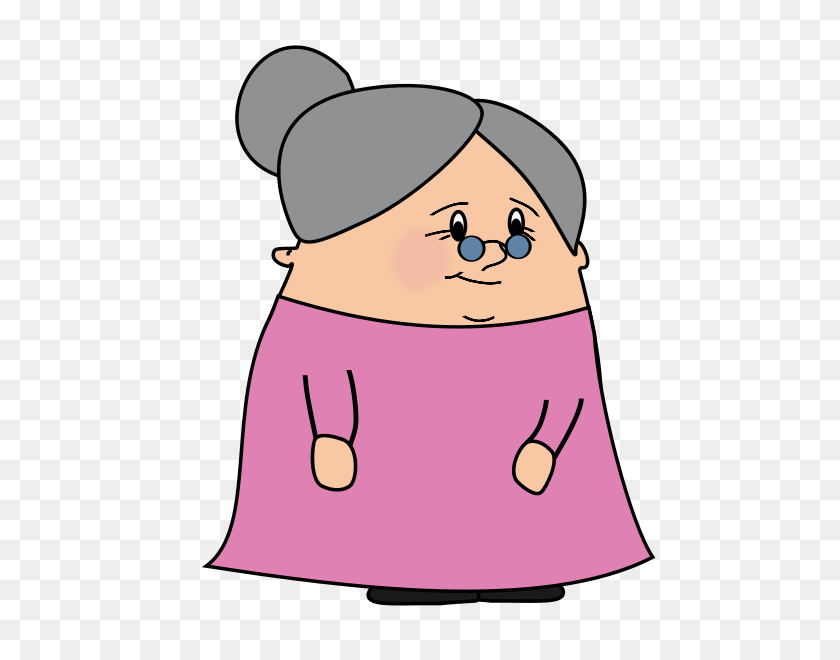 600x600 Old Lady Png Clip Arts For Web - Lady PNG