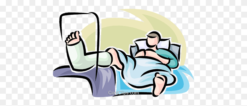 480x302 Old Lady Sick In Bed Clipart Free Clipart - Bed Clipart Transparent