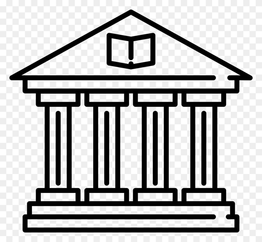 980x904 Old Library Building Png Icon Free Download - Old House PNG