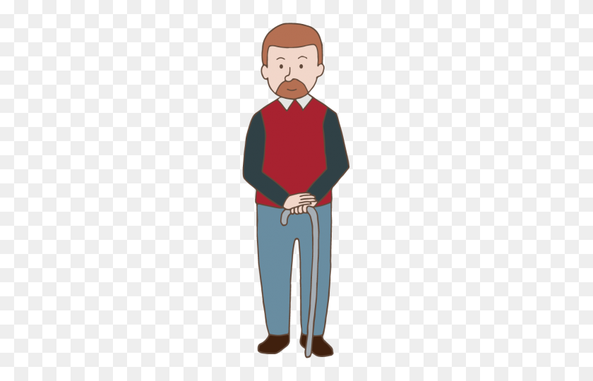 339x480 Old Man - North America Clipart