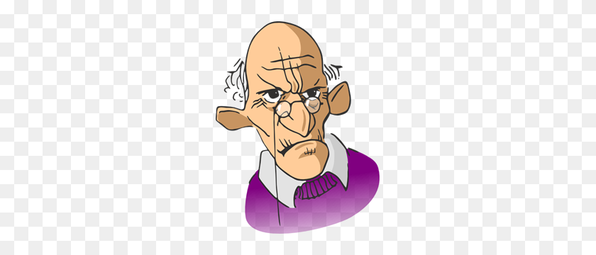 231x300 Old Man Cartoon Clipart Png For Web - Old Man PNG
