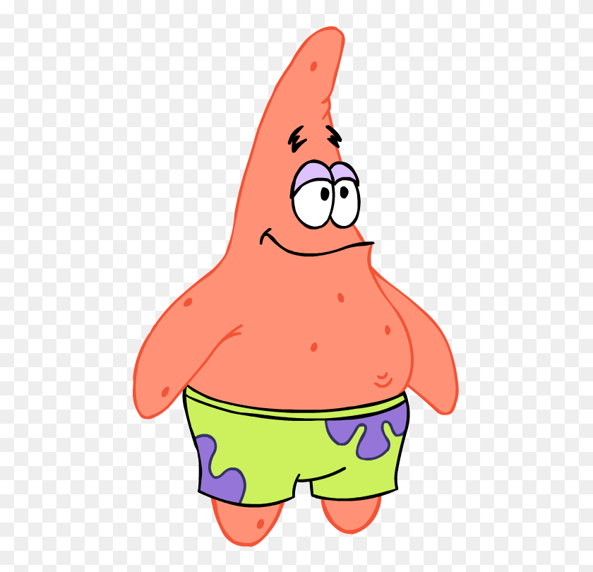 500x750 Old Patrick Star Cartoon Characters Spongebob Png - Patrick Star PNG