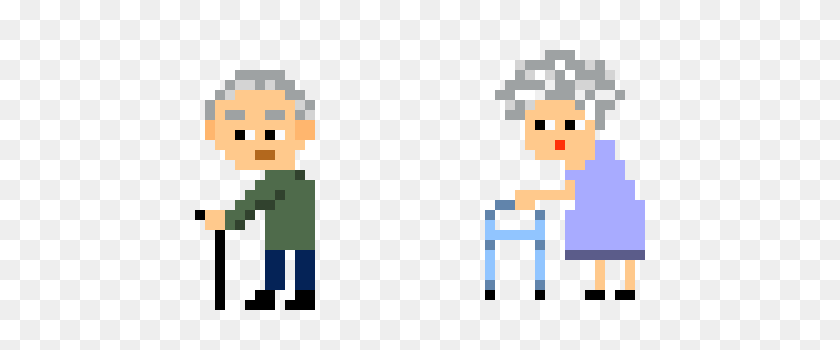 490x290 Старые Люди Пиксель Арт Создатель - Старики Png