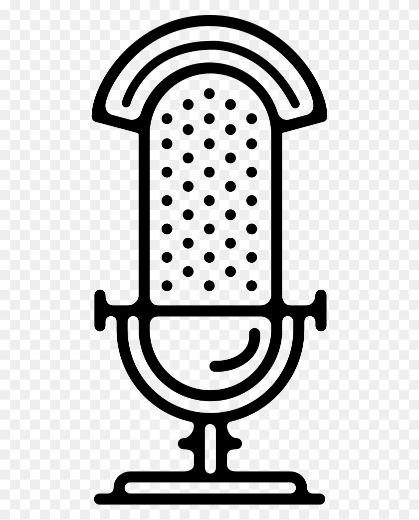 474x981 Old Radio Microphone Png Icon Free Download - Old Radio PNG