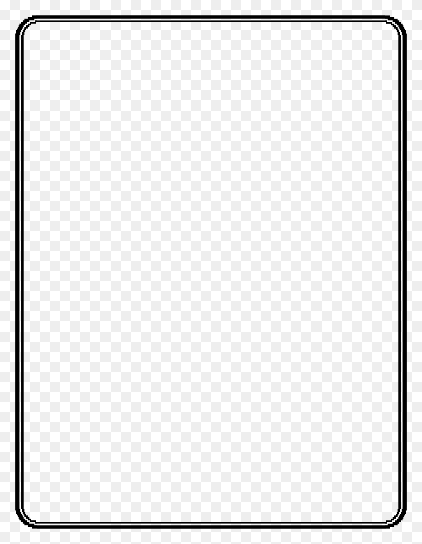 1746x2292 Old School Border Icons Png - Box Outline PNG