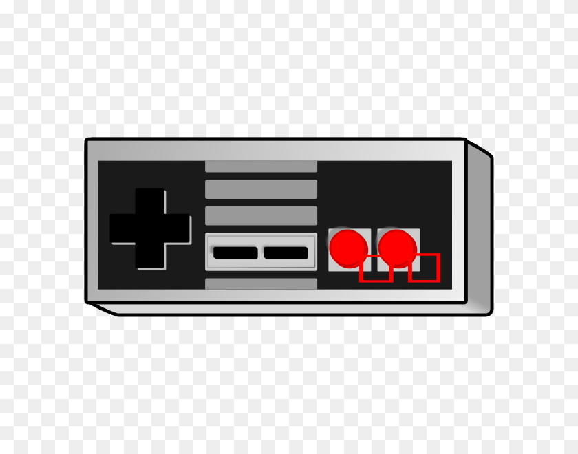 600x600 Old School Game Controller Png Clip Arts For Web - Nes Controller PNG