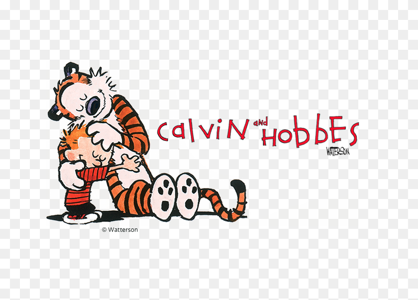 676x543 Old School On Twitter Nov The Comic Strip Calvin - Calvin And Hobbes Clipart