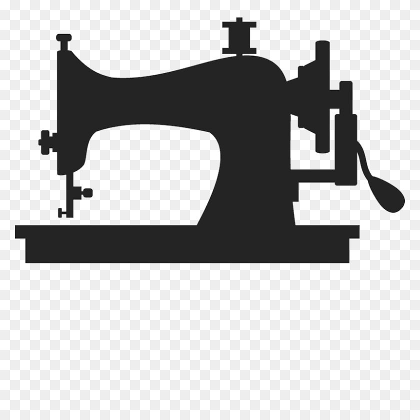 800x800 Old School Sewing Machine Stamp Sewing Stamps Stamptopia - Sewing Machine PNG