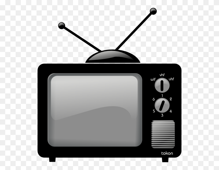 552x595 Old Television Clip Art - Old Fashioned Clip Art