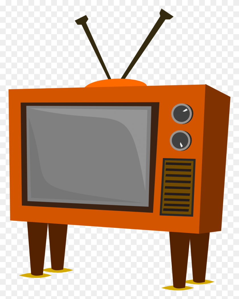 999x1269 Старое Телевидение В Стиле Фанк Старого Телевидения Викимедиа - Винтаж Телевизор Png