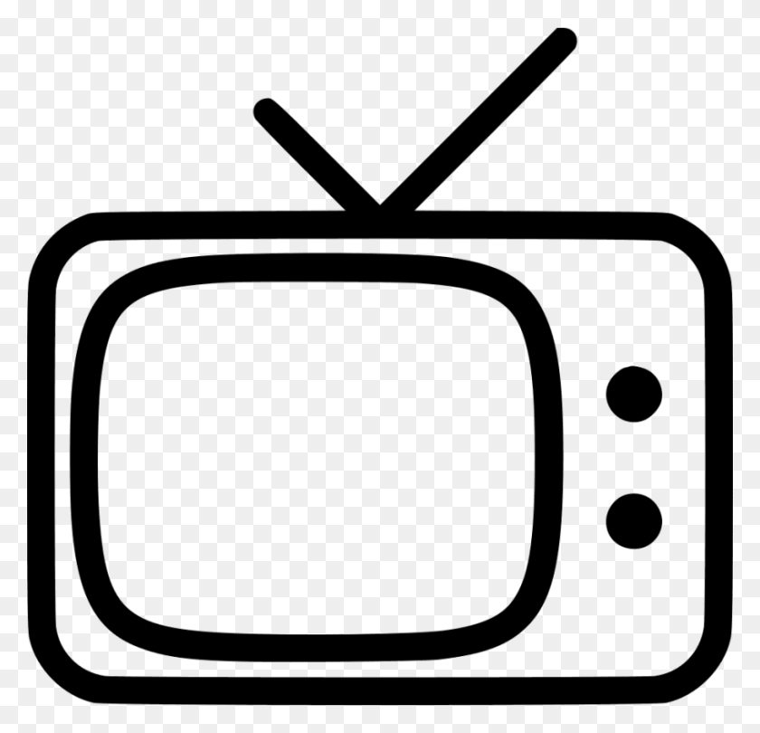 850x818 Old Television Png - Old Tv PNG