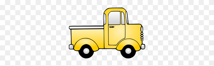 300x202 Old Truck Png, Clip Art For Web - Old Tractor Clipart