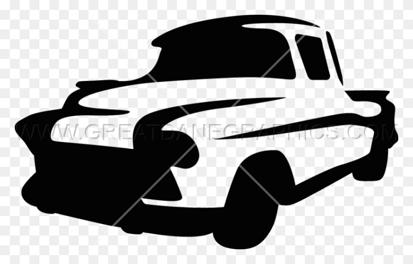 825x506 Old Truck Riding Low Production Ready Artwork For T Shirt Printing - Old Truck Clip Art