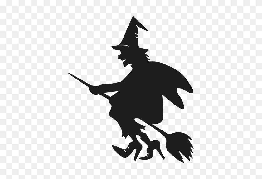 512x512 Old Witch Silhouette - Witch Silhouette Clip Art