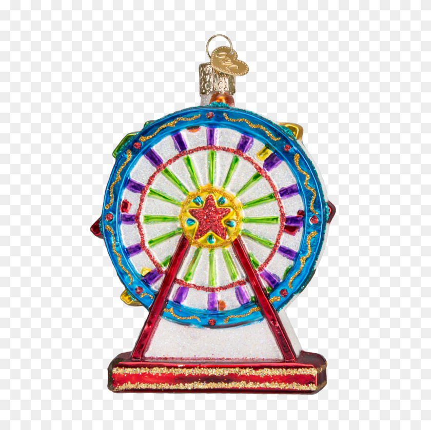 1000x1000 Old World Christmas Ferris Wheel Ornament Scissortail Gifts - Ferris Wheel PNG