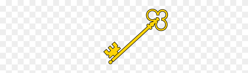 298x189 Olde Key Clip Art - Skeleton Key Clipart