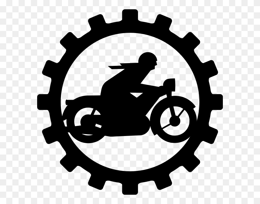 600x600 Oldtimer Motorcycle Mechanic Png Clip Arts For Web - Motorcycle Clipart Black And White