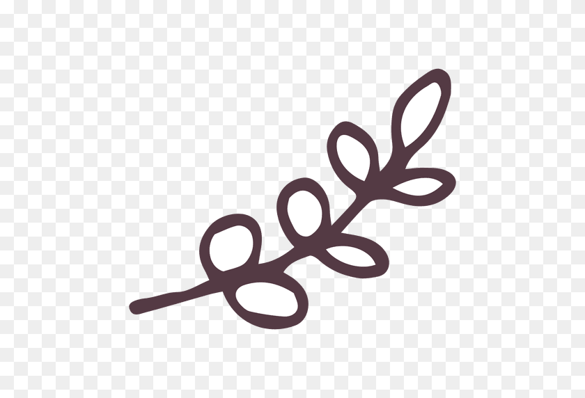 512x512 Olive Branch Hand Drawn Icon - Olive Branch PNG