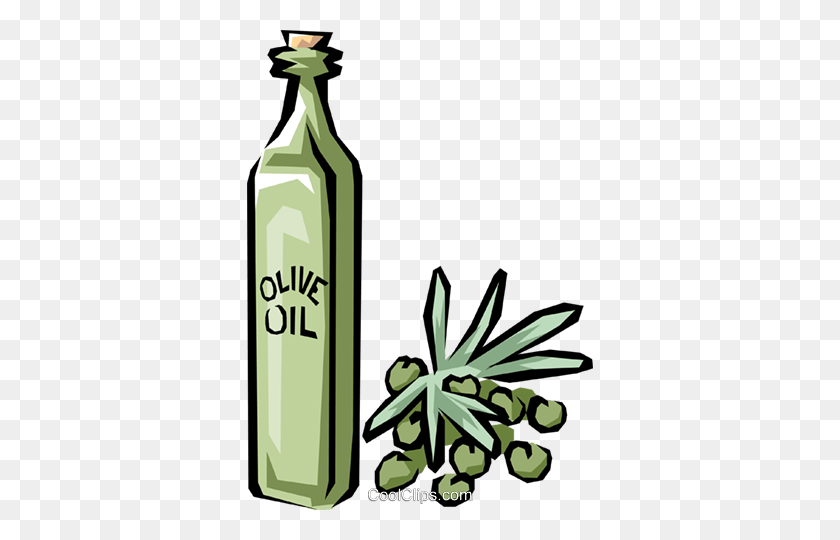 346x480 Olive Oil Royalty Free Vector Clip Art Illustration - Olive Oil PNG