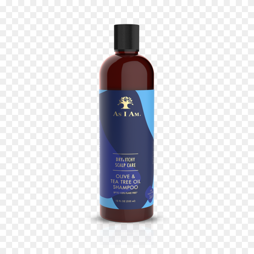 800x800 Olive Tea Tree Oil Shampoo As I Am - Shampoo PNG
