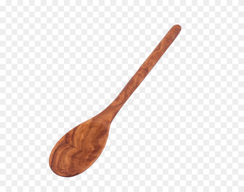 600x600 Olive Wood Cooking Spoon - Wooden Spoon PNG