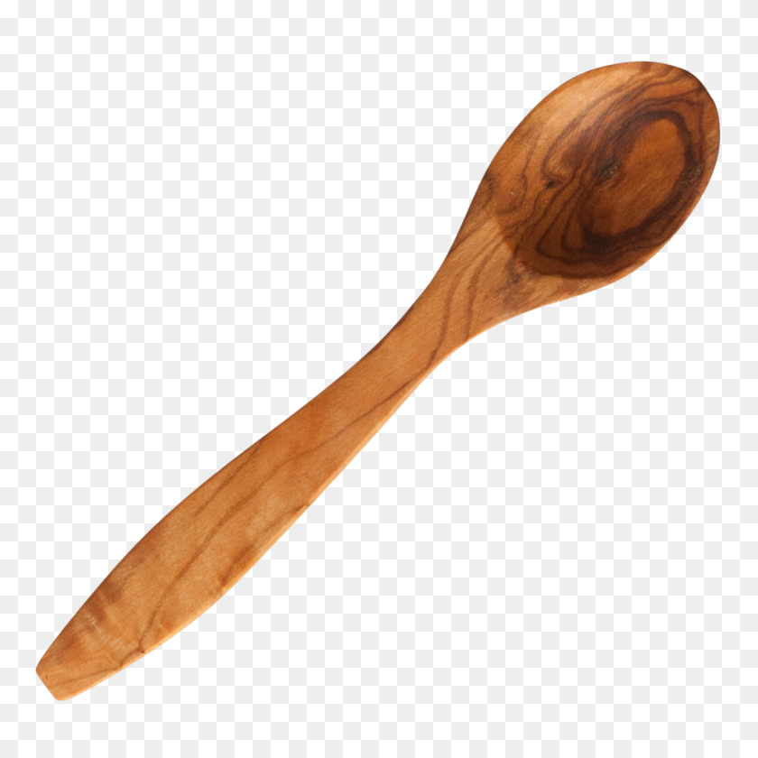 1024x1024 Olive Wood Spoon Sugar Uscha - Wooden Spoon PNG