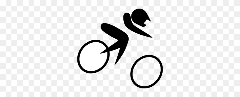 300x279 Олимпийский Велоспорт Логотип Bmx Png Клипарт Для Интернета - Олимпийский Логотип Png