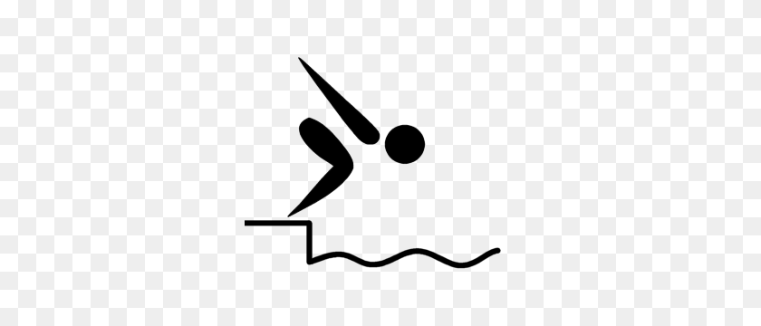 300x300 Olympic Pictogram Swimming - Swimming PNG