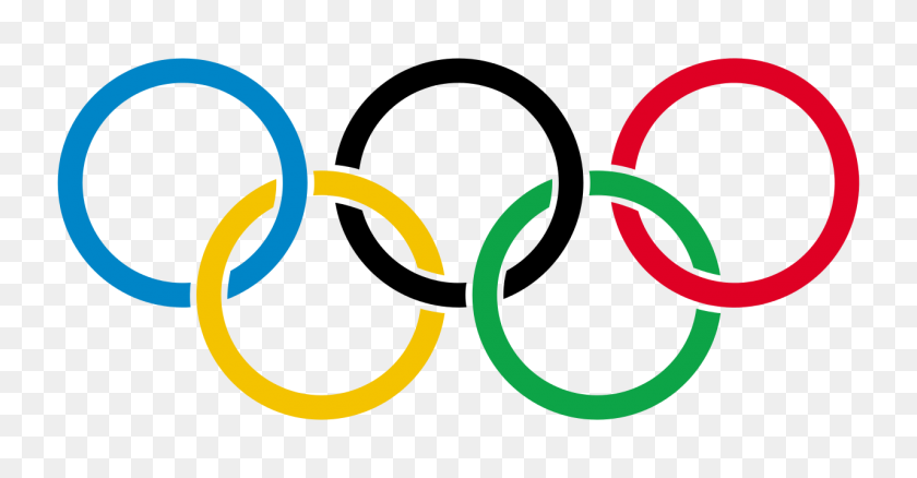 1280x621 Olympic Rings - Olympic Logo PNG