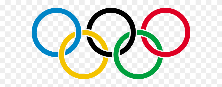 600x272 Olympic Rings Clip Art Free Vector - Torch Clipart