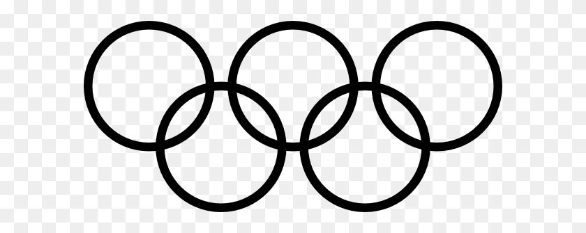 600x275 Олимпийские Кольца Значок Картинки Бесплатный Вектор - Клипарт Клипарт