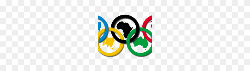 180x180 Olympic Rings Png Hd - Olympic Rings PNG