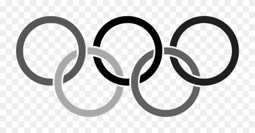 800x388 Olympic Rings Png Transparent Images - Olympic Rings Clip Art